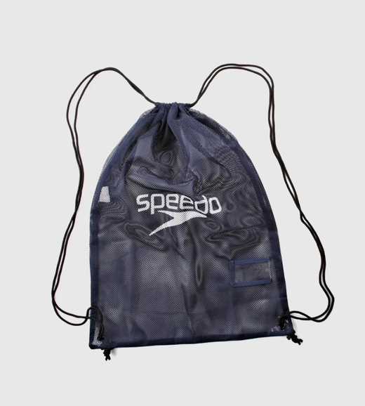 Speedo Water Resistant Lightweight Swim Kit Mesh Bag - Navy