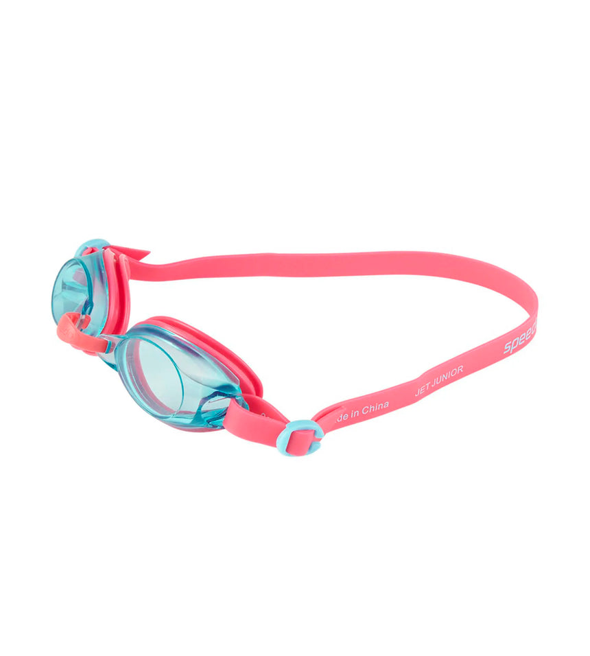Unisex Junior Jet Tint Lens Swim Goggles - Ecstatic Pink & Aquatic