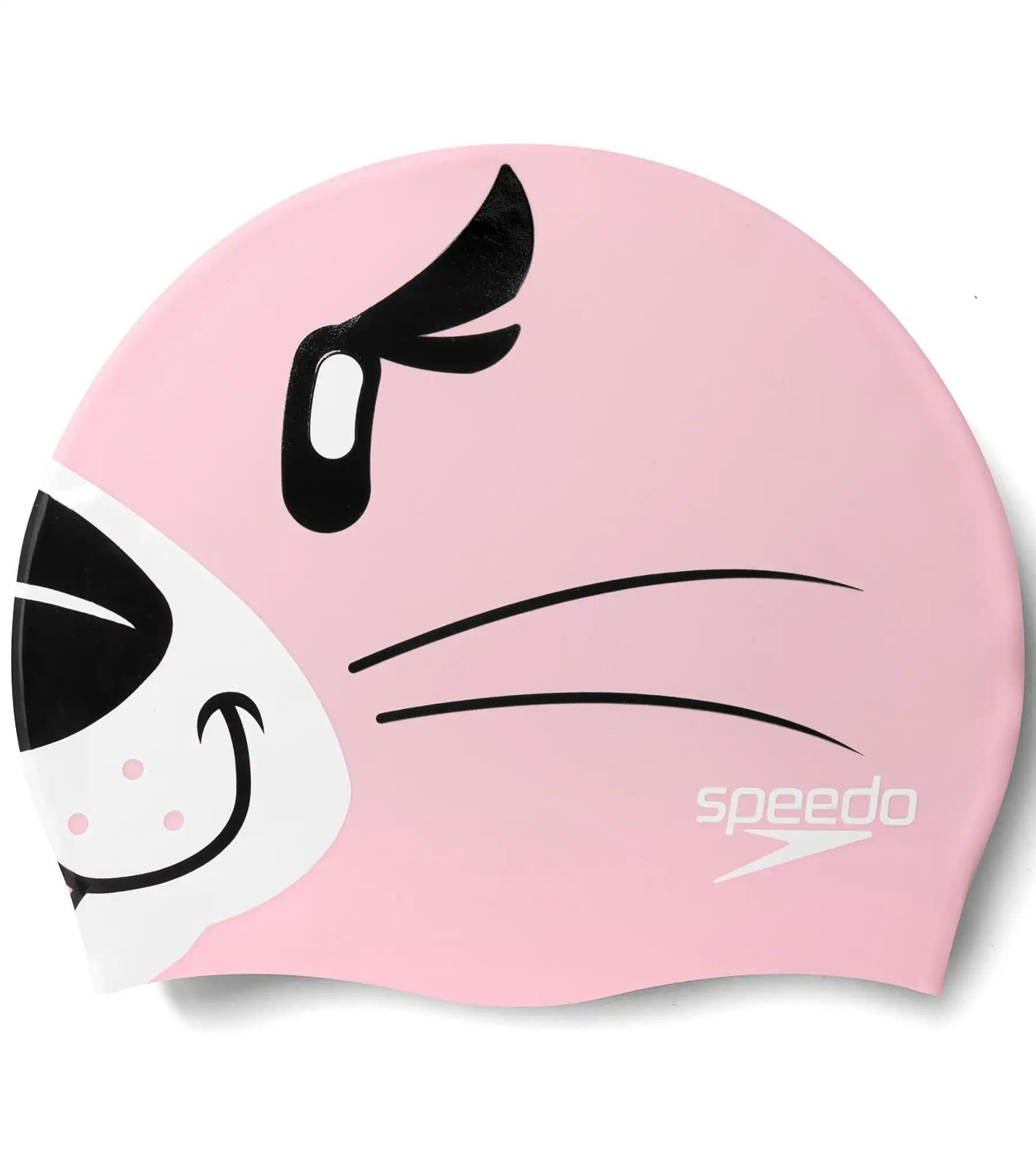 Buy Speedo Printed Character Swim Caps Pink-Black Online | Speedo India
