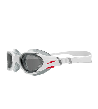 Unisex Adult Biofuse 2.0 Smoke-Lens Swim Goggles - White & Smoke_2