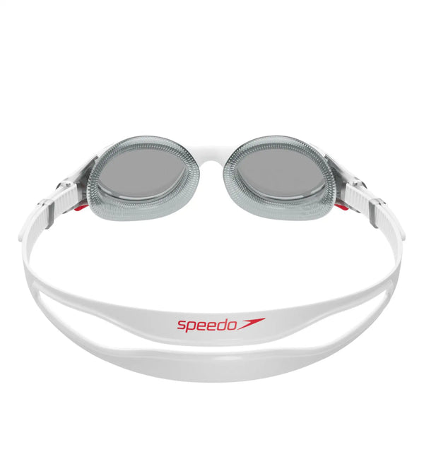 Unisex Adult Biofuse 2.0 Smoke-Lens Swim Goggles - White & Smoke_3