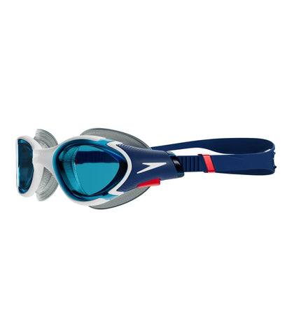 Unisex Adult Biofuse 2.0 Clear-Lens Swim Goggles - Blue & White_4