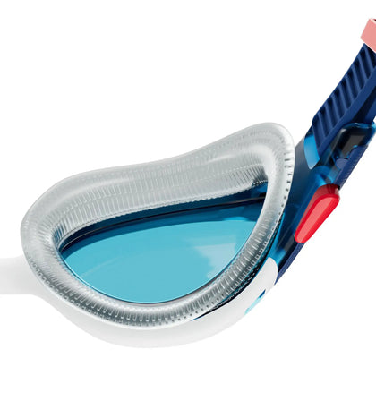 Unisex Adult Biofuse 2.0 Clear-Lens Swim Goggles - Blue & White_5