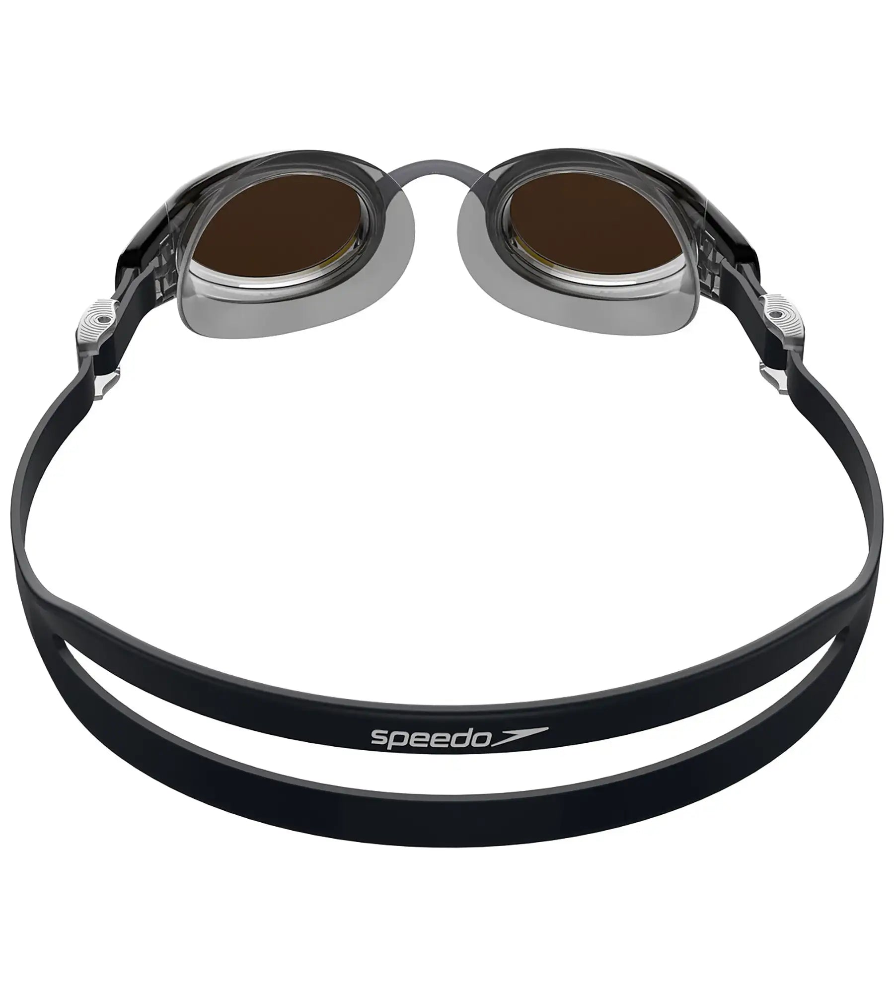 Unisex Adult Mariner Pro Mirror-Lens Swim Goggles - Black & Orange_3