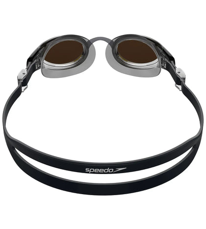 Unisex Adult Mariner Pro Mirror-Lens Swim Goggles - Black & Orange_3