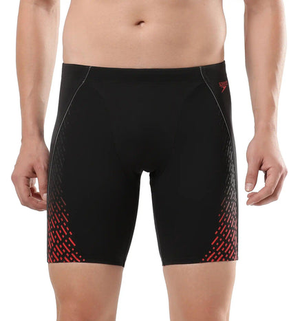 Men's Endurance Eco End+ Mid Jammer - Black & Fed Red_1