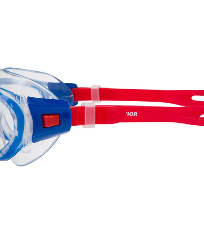 Unisex Junior Rift Clear-Lens Goggles - Lava Red & Beautiful Blue_4