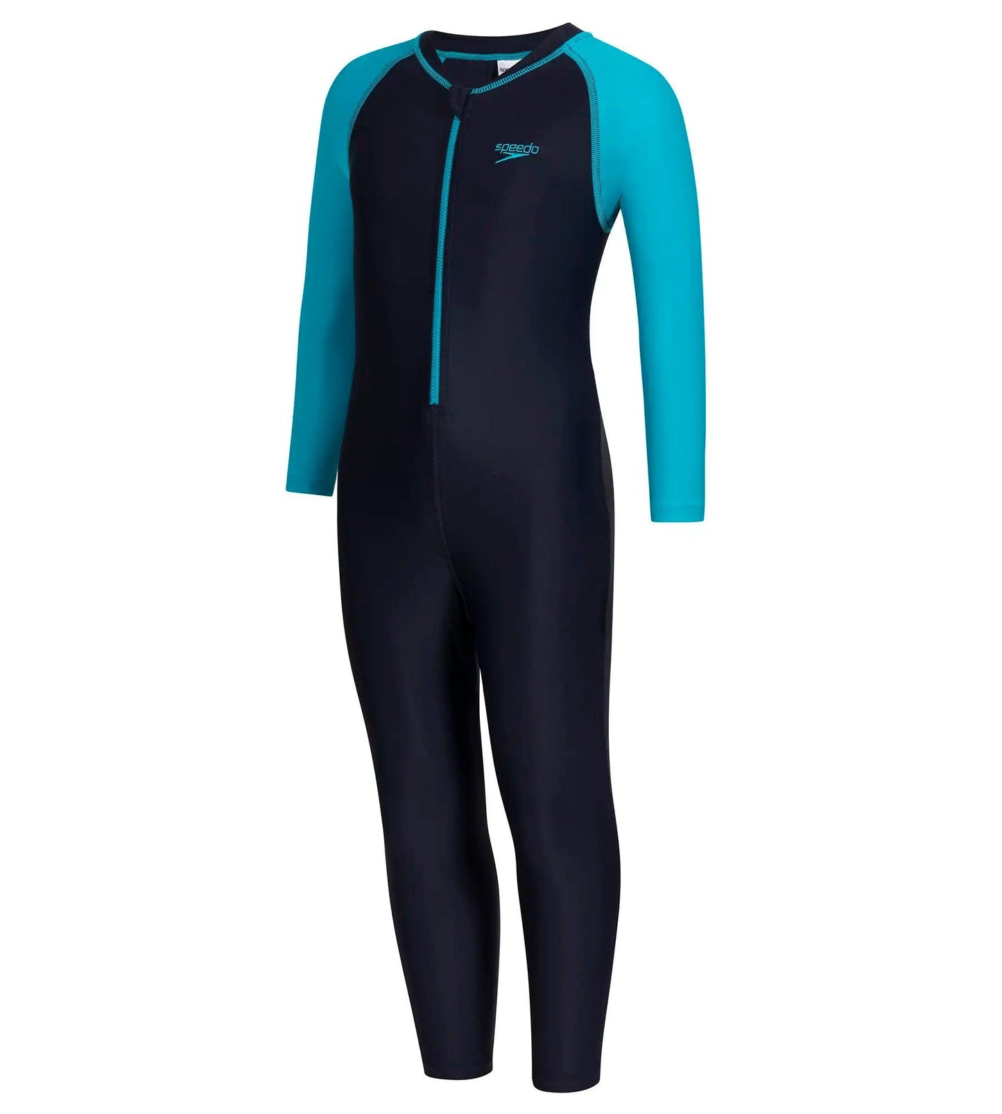 Tot's Endurance All in one suit - True Navy  &  Aquarium_2