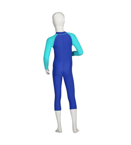 Tots Unisex Endurance All In One Suit - Deep Peri & Bali Blue_4