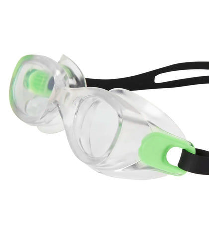 Unisex Adult Futura Classic Clear-Lens Swim Goggles - Green & Clear_2