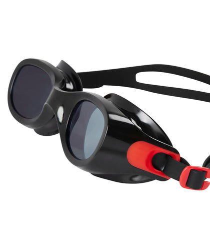 Unisex Adult Futura Classic Smoke-Lens Swim Goggles - Red & Smoke_2
