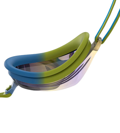 Unisex Junior Vengeance Mirror Clear-Lens Goggles - Green & Blue_4