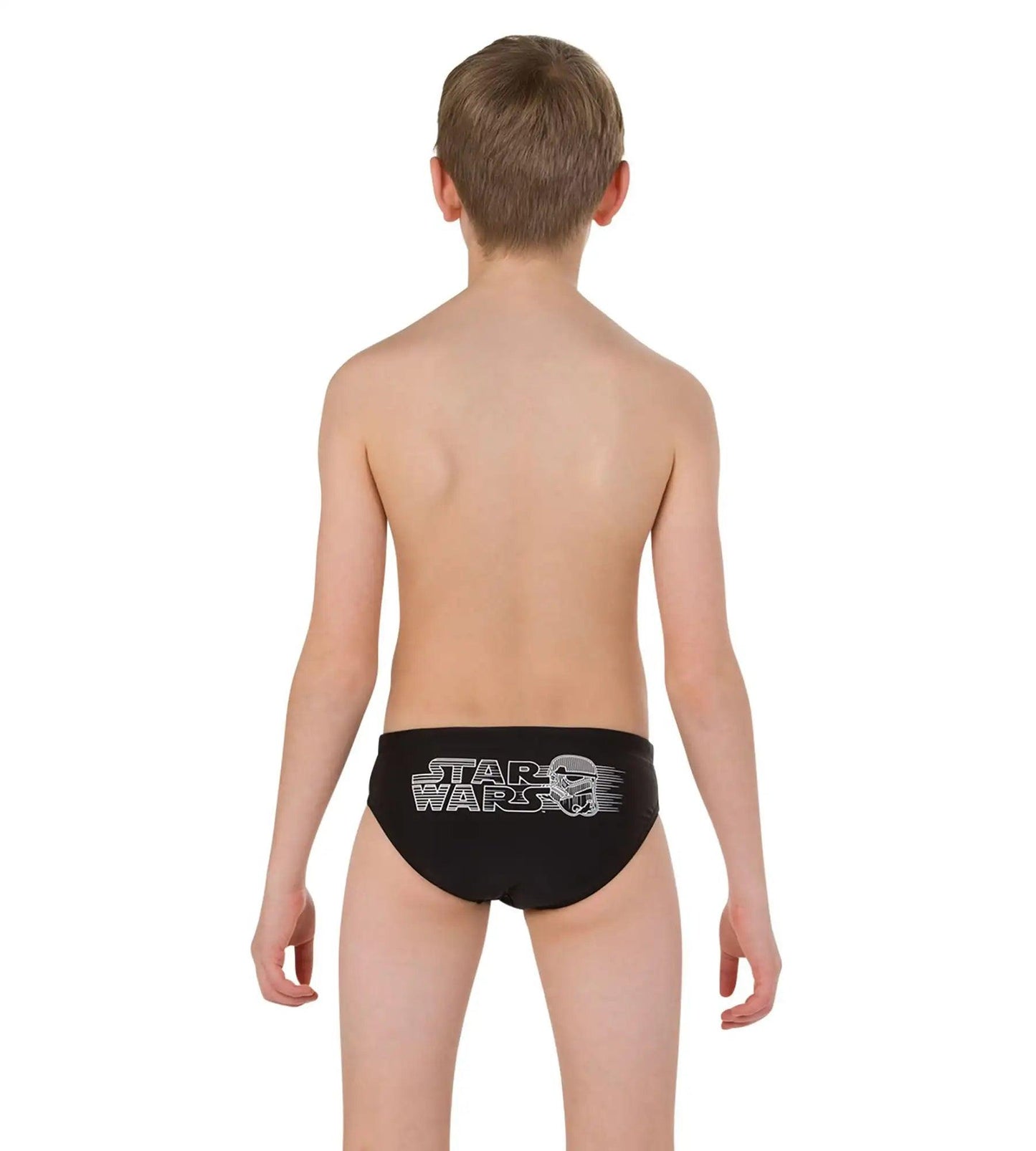 Boy's Star Wars Brief - Trooper Logo Black  &  White_4