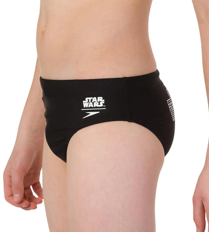 Boy's Star Wars Brief - Trooper Logo Black  &  White_3