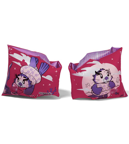 Print Armbands Swim Confidence for Tot's - Pink & Purple_4