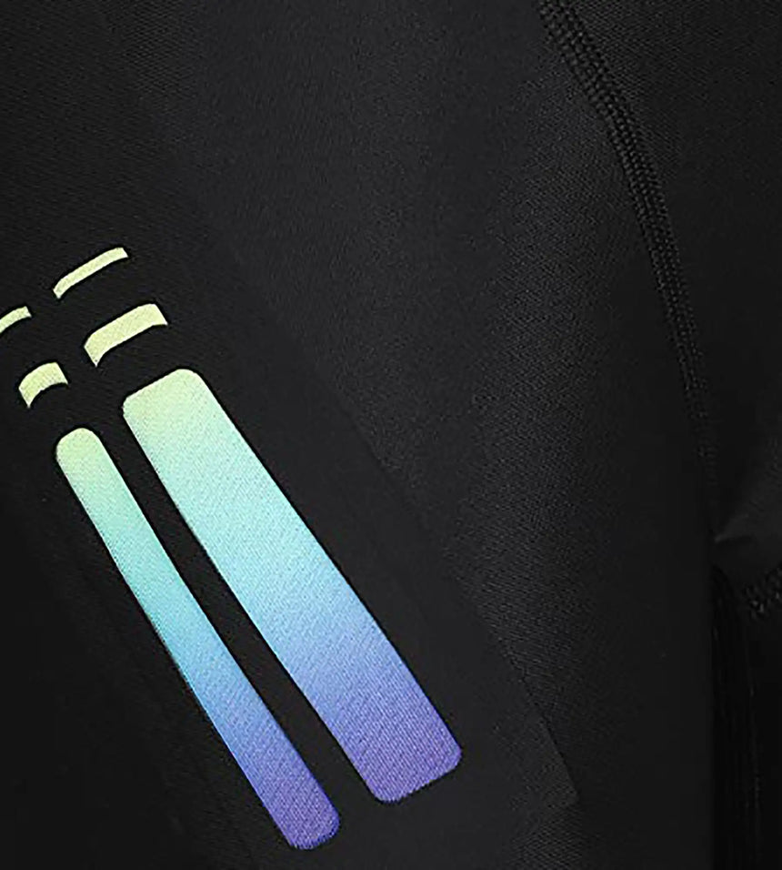 Women's Hydrosense Kneesuit Swimwear  - Black  &  Bright Zest_8