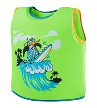 Printed Float Vest Swim Confidence for Tot's - Green & Blue_4