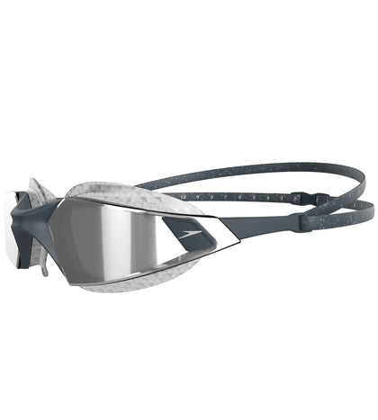 Unisex Adult Aquapulse Pro Mirror-Lens Swim Goggles - Grey & Silver_3