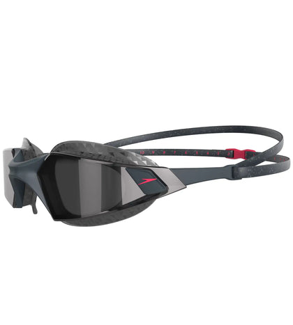 Unisex Adult Aquapulse Pro Smoke-Lens Swim Goggles - Grey & Smoke_3
