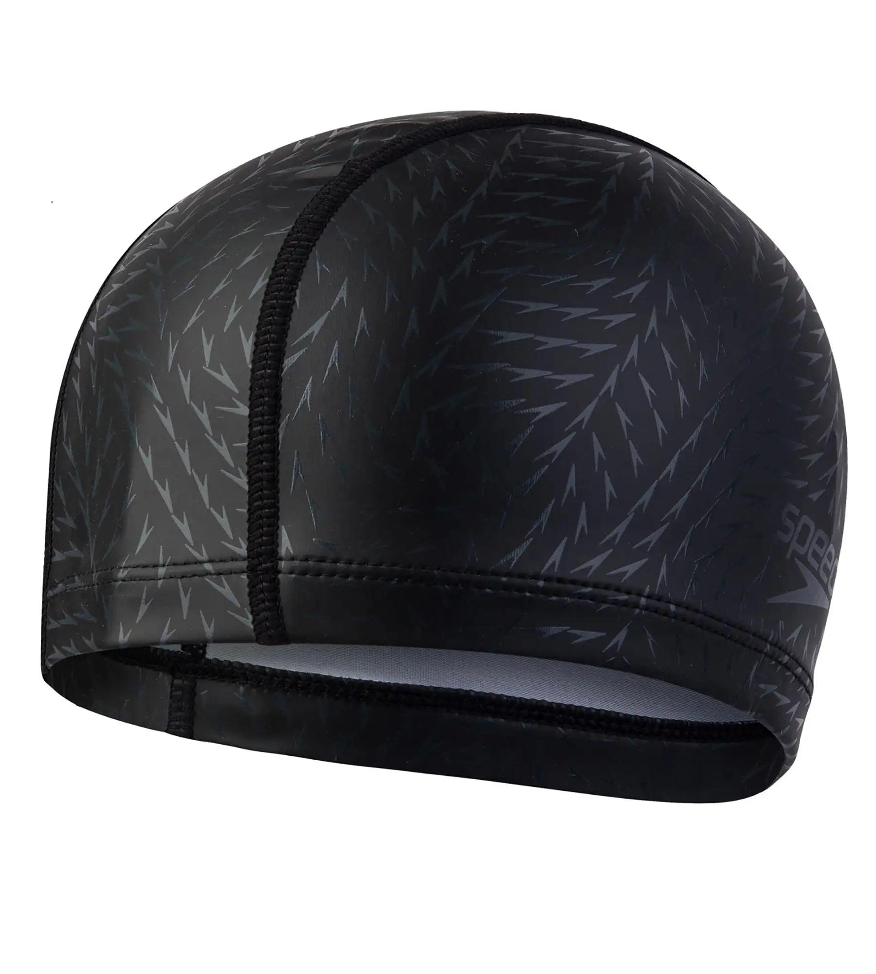 Unisex Adult Boom Ultra Pace Swim Caps - Grey & Black_2