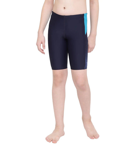 Boy's Endurance Dive Jammer - True Navy  &  Aquarium_1