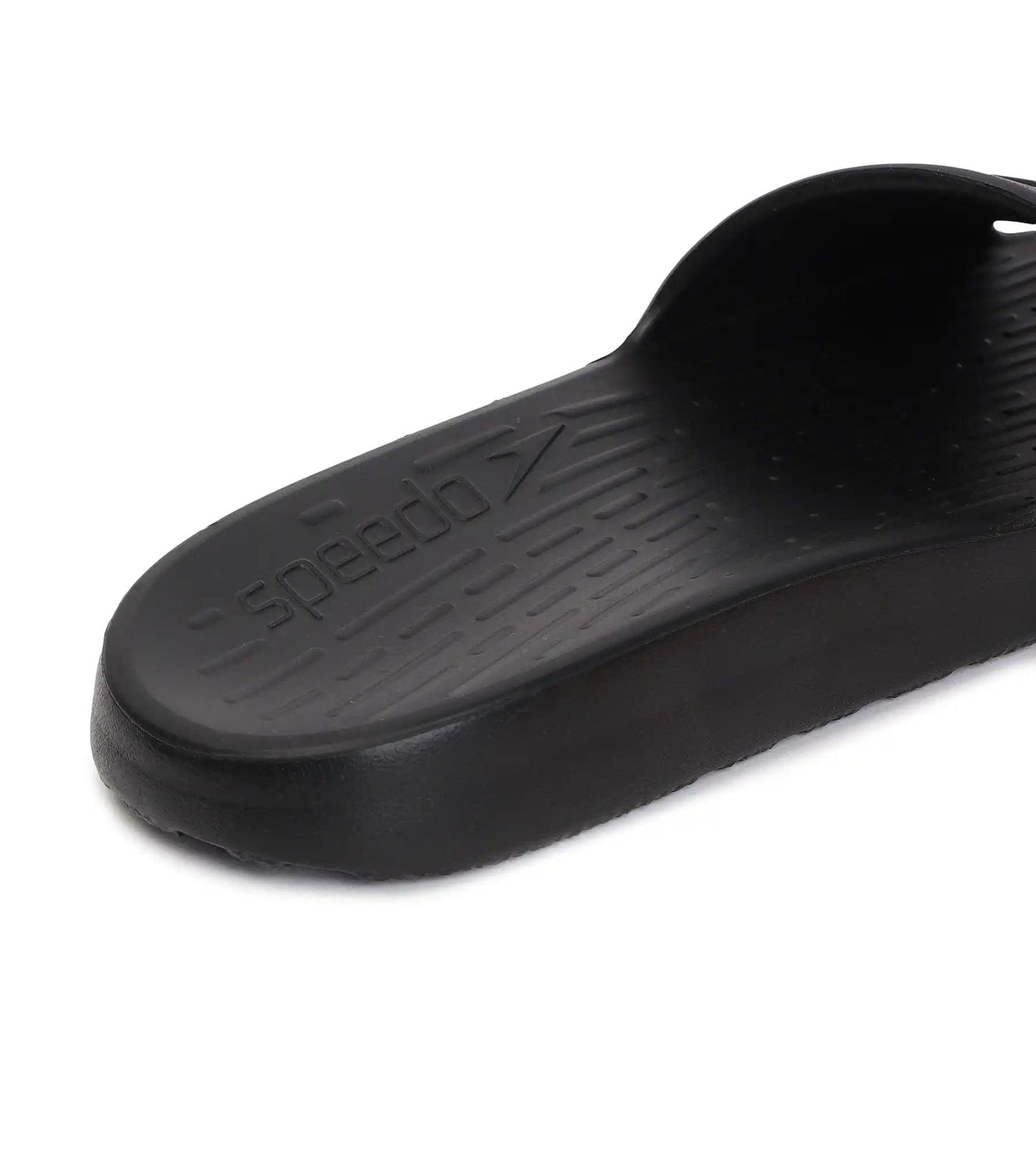 Women's Single Colour Slides - Black & Raspberry Fill_6