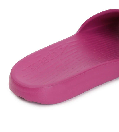 Women's Single Colour Slides - Berry & White_6