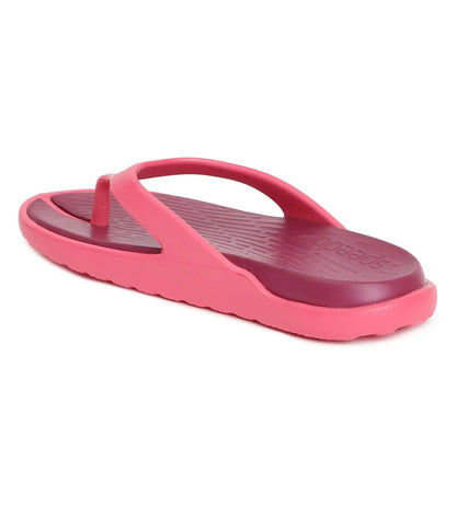 Women's Dual Colour Flip Flops - Deep Plum & Cinder Rose_4