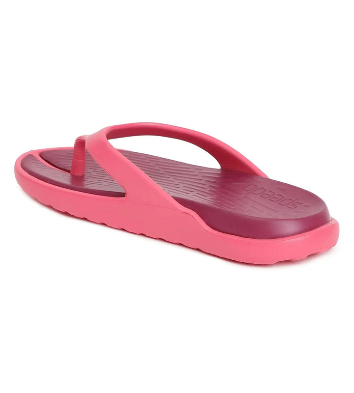 Women's Dual Colour Flip Flops - Deep Plum & Cinder Rose_4