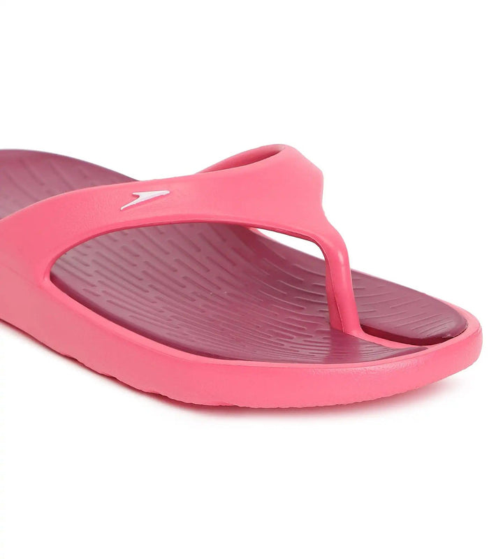 Women's Dual Colour Flip Flops - Deep Plum & Cinder Rose_5