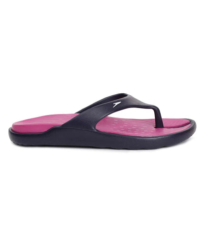 Women's Dual Colour Flip Flops - Berry & True Navy_2