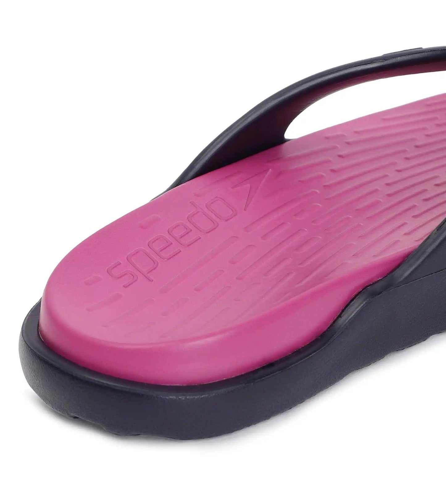 Women's Dual Colour Flip Flops - Berry & True Navy_6