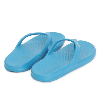 Unisex Junior's Single Colour Flip Flops - Bolt & White_8