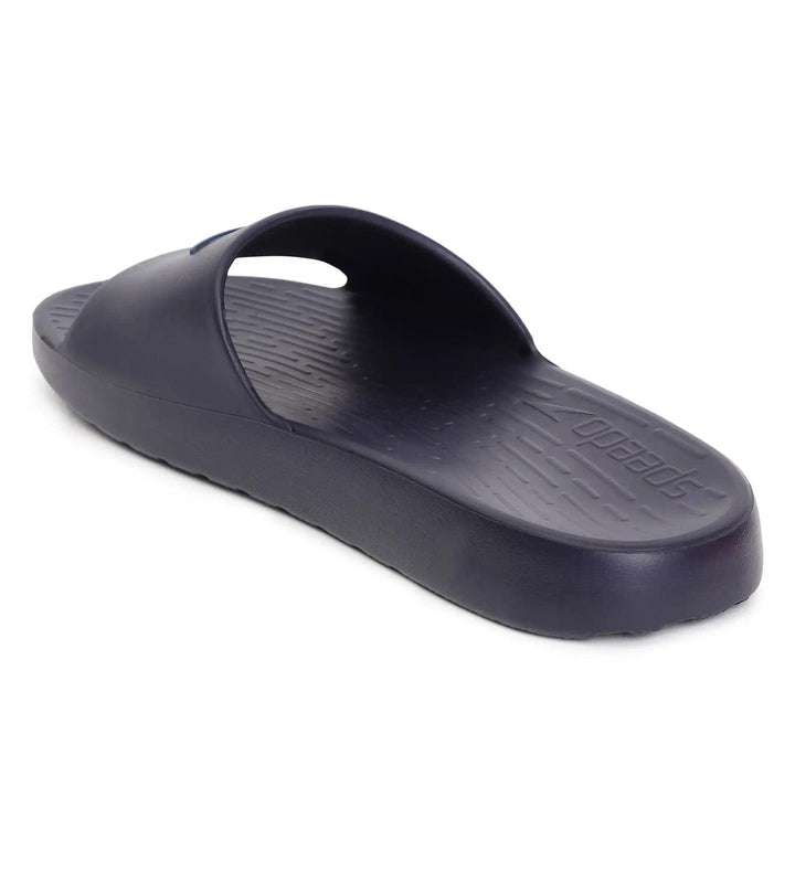 Men's Single Colour Slides - True Navy & Blue Flame_4