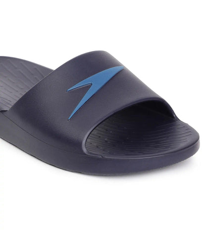 Men's Single Colour Slides - True Navy & Blue Flame_5