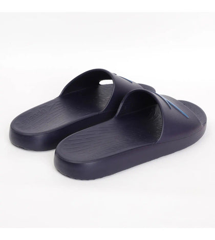 Men's Single Colour Slides - True Navy & Blue Flame_8