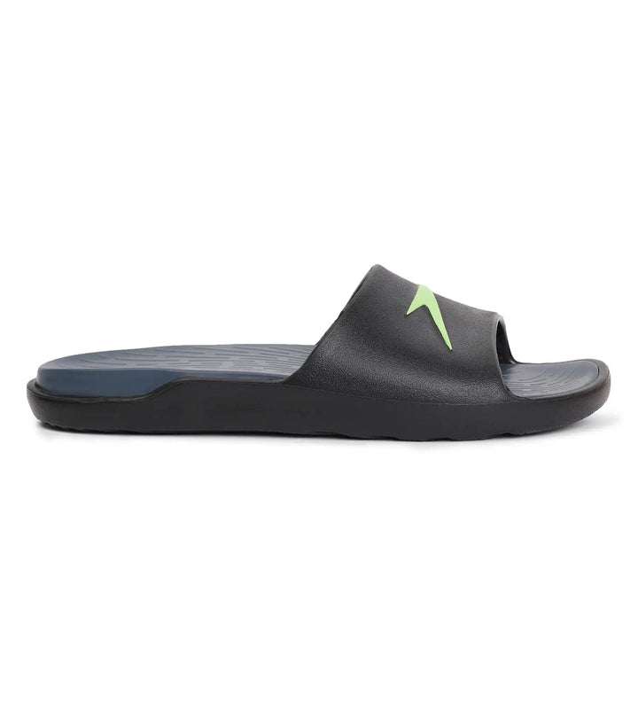 Men's Dual Colour Slides - USA Charcoal & Black_2