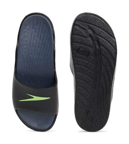 Men's Dual Colour Slides - USA Charcoal & Black_7