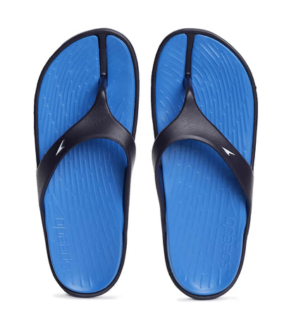 Men's Dual Colour Flip Flops -  Blue Flame & True Navy_1