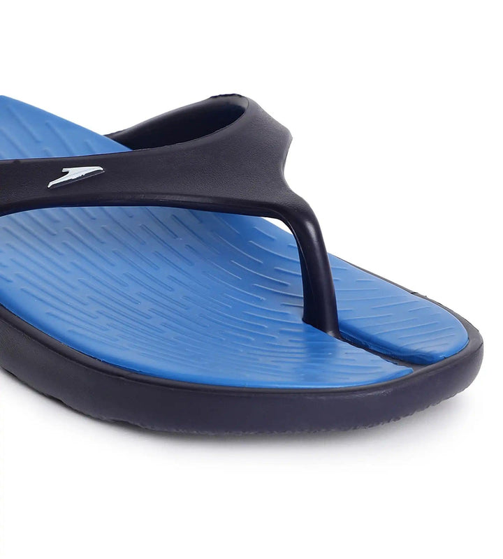 Men's Dual Colour Flip Flops -  Blue Flame & True Navy_5