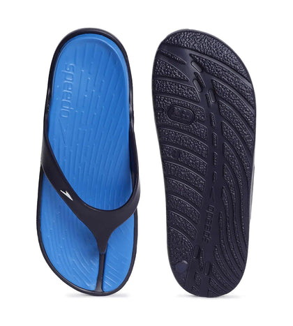 Men's Dual Colour Flip Flops -  Blue Flame & True Navy_7