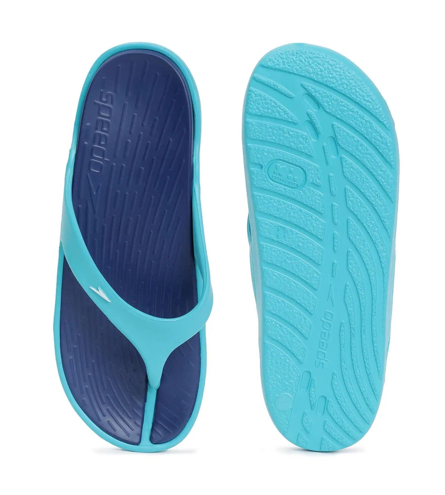 Men's Dual Colour Flip Flops -  Ammonite & Aquarium_7