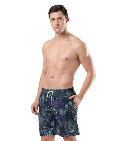 Men's Essential Redondo Allover Watershorts - True Navy  &  Aquarium_2