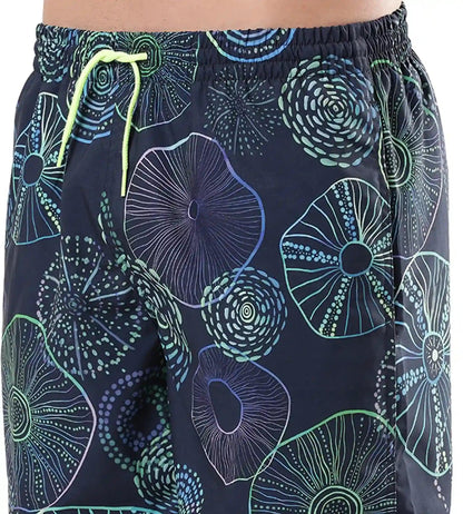 Men's Essential Redondo Allover Watershorts - True Navy  &  Aquarium_5