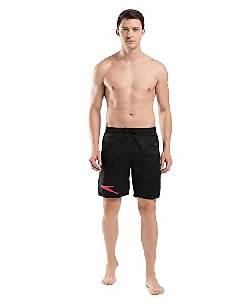 Men's Essential Placement Printed Watershorts - True Navy  &  Spritz_2